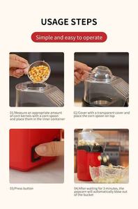 OEMHousehold Appareil Électrique <span class=keywords><strong>à</strong></span> <span class=keywords><strong>Popcorn</strong></span> pour la Cuisson et la Préparation de Snacks, Gadget de Cuisine pour le Traitement des Céréales DIY - Product Image 6