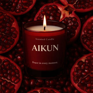 Vela Aromática AIKUN con Aroma a Bergamota, con Etiqueta Personalizada, Paquete Personalizado y Contenedor Personalizado, para Oficina, Escritorio, Sala de Estar, Set de Regalo - Product Image 3