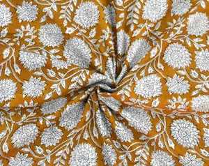 Traditional Hand Block Printed Cotton Quilted <b>Jacket</b> Handmade Warm Outerwear Soft Breathable Fabric For Stylish Everyday Wear - Product Image 3