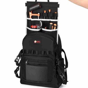 Sac à dos pour outils Shuangmengji, capacité de 200 lb, résistant à l'eau, multifonction, sac de réparation et d'installation pour technicien - Product Image 1