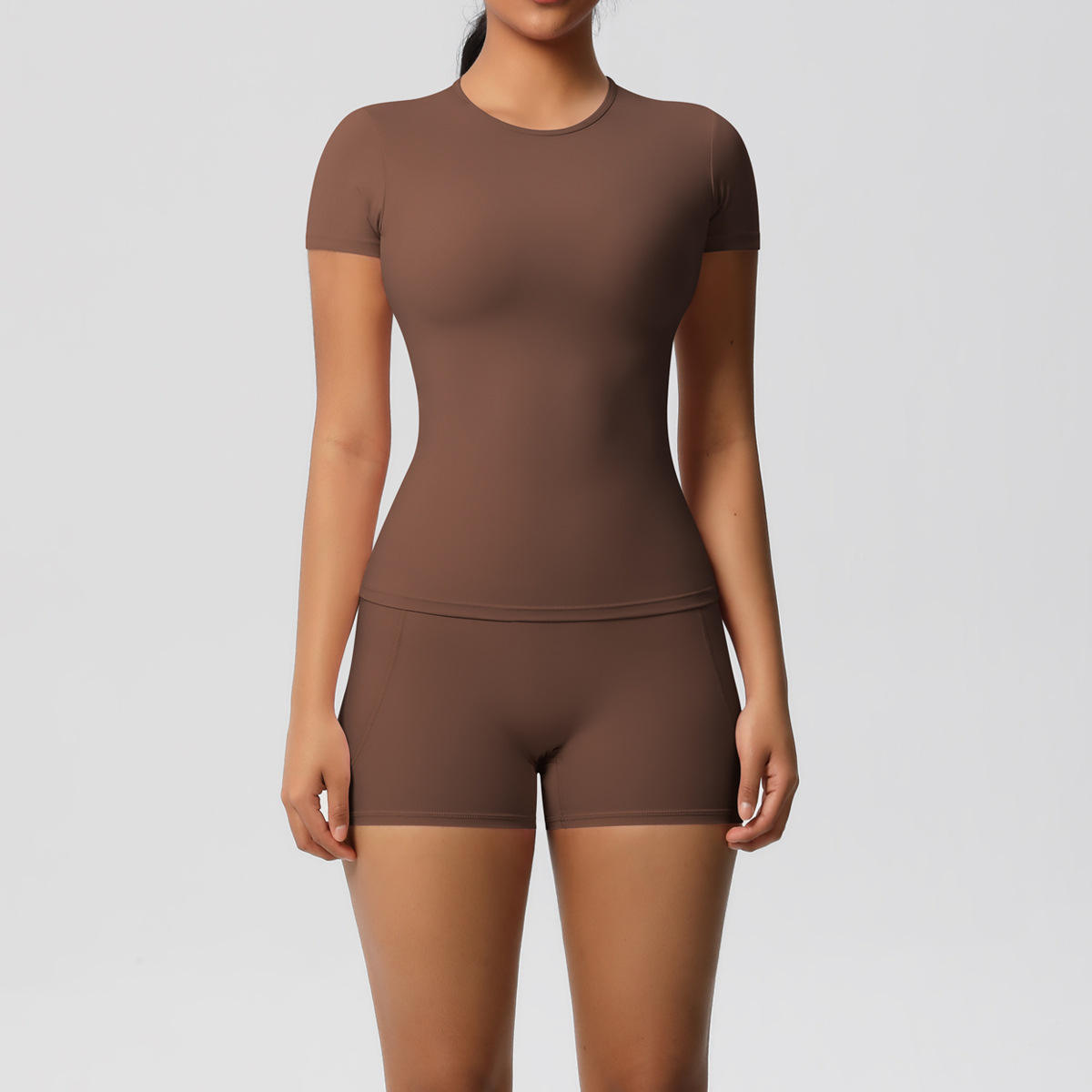 7103 Short Sleeve + 7109 Pocket Shorts Set - Badge Blue