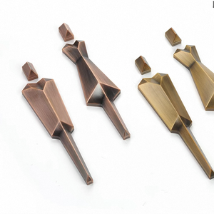 Targa in Metallo Personalizzabile per Hotel, Interni/Esterni, Segnaletica Direzionale Bagno Uomo, Colori Personalizzati, Targhetta per Porta, Numero <span class=keywords><strong>Civico</strong></span> - Product Image 5