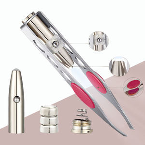 Pince à épiler lumineuse LED en acier inoxydable pour maquillage, cils, sourcils et épilation – GZ RTS – Commande en gros mixte - Product Image 2