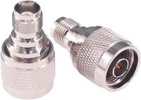 Adaptateur coaxial RF de type N mâle vers TNC femelle Connecteur coaxial à contact en cuivre