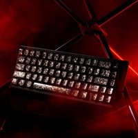 Teclado Mecánico XVX M67 JadeStone de Carbono Forjado, Retroiluminación RGB, Inalámbrico 2.4G, USB Tipo-C, Teclas Programables, Intercambiables en Caliente
