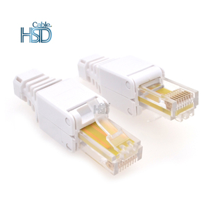 Toolless không được che chở <span class=keywords><strong>Ethernet</strong></span> mạng nữ nối 8 pin RJ45 cho Cat5 Tương thích với <span class=keywords><strong>8P8C</strong></span> nam Modular cắm - Product Image 5