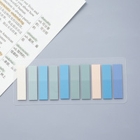 Notas Adhesivas de Alta Calidad, Resistentes al Agua, con Índice, 7.5x5.5cm, Colores Brillantes, Marca Shanqi, No Magnéticas