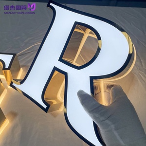 Letras LED 3D Iluminadas Frontalmente, Resistentes al Agua, Logotipo Comercial Acrílico Personalizado, Letras de Canal Iluminadas para Poke Bowl y Ramen Shop - Product Image 5