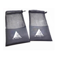 Haute Qualité Pliant Ouvert Sport Polyester Nylon Maille Cordon Balle De Golf Simple Bandoulière Écologique Portable Emballage