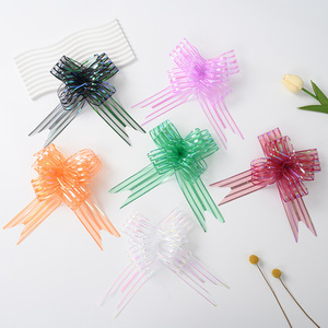 50 #   Grands nœuds en organza de 5,9 pouces à tirer, pour emballage cadeau, décoration de voiture de mariage et de la Saint-Valentin - Product Image 2