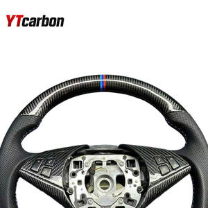 Volante de coche de fibra de carbono YTcarbon, volante de carbono de nido de abeja para M5 M6 E60 E61 E63 E64 - Product Image 2