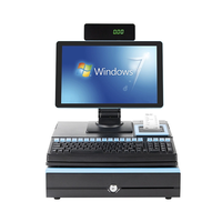 Machine de point de vente 15.6 ''tout en un systèmes de point de vente/caisses enregistreuses à écran non tactile pour petite entreprise S6
