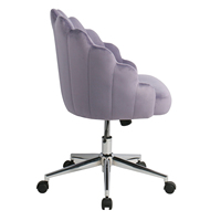 Chaise de bureau moderne en velours pour la maison, confortable, réglable en hauteur, pivotante, mobile, chaise de bibliothèque, chaise de bureau à domicile