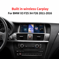 BMW X3 F25 X4 F26 NBT/CIC Navegación Android 14 de 8.8 Pulgadas, 8+128 GB, CarPlay Inalámbrico, Android Auto, DSP, 1920x720, Antideslumbrante, 4G LTE