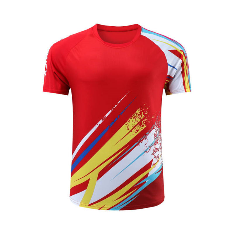 Теннисная майка с логотипом на заказ, быстросохнущая Спортивная одежда для бадминтона с принтом, комплект из 2 предметов, повседневный тренировочный костюм, одежда для бадминтона