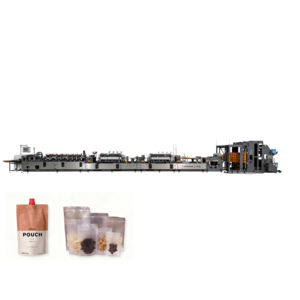 Kết Nối Chèn-Dưới Đứng-up Pouch Dây Kéo Máy Làm Với Động Cơ PLC Động Cơ Đa Chức Năng Túi Nhựa Làm - Product Image 1