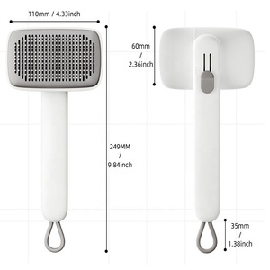 Outils de toilettage pour animaux de compagnie de vente chaude brosse d'épilation pour animaux de compagnie ABS pour chiens et chats - Product Image 3