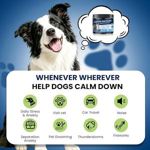 Cane calmante mastica integratore sedativo per il sonno del cucciolo e alleviare lo Stress cura della salute degli animali domestici e integratore - Product Image 2
