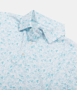 Logotipo personalizado Sublimación Rendimiento Deportes al aire libre Absorbe la humedad 88% Poliéster 12% Spandex Ropa de golf para hombre Polo de golf - Product Image 4