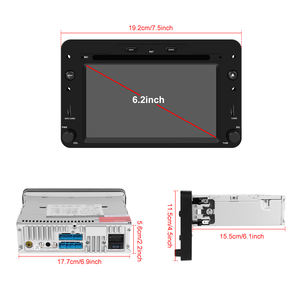 Hikity pour OLD <span class=keywords><strong>ALFA</strong></span> <span class=keywords><strong>ROMEO</strong></span> 6.2 pouces 2 + 64G 8 cœurs Android autoradio écran IPS GPS WIFI 4G BT RDS DSP USB Carplay Android Auto ODM - Product Image 5