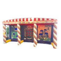 Stand de jeu gonflable commercial 3-en-1 en PVC robuste pour événements d'entreprise et divertissement – Vente en gros