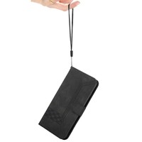 Étui portefeuille en cuir PU gaufré, coque antichoc intégrale avec porte-cartes et béquille pour ITEL A100C/A200 4G/CITY 200