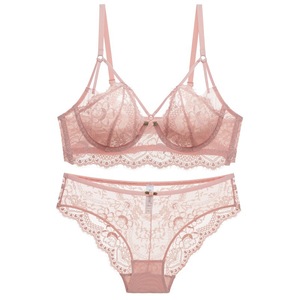 Lencería sexy <span class=keywords><strong>de</strong></span> exportación europea y americana, realza el busto, antideslizante, encaje transparente ultrafino francés - Product Image 5