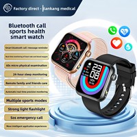 Reloj Inteligente TK50 con Monitor de Frecuencia Cardíaca, Presión Arterial, Oxígeno en Sangre, Asistente de Voz, Pantalla TFT, para Fitness y Salud