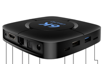 Amplio Stock, Transpeed H616 Android 10.0 TV Box con Asistente de Voz, 6K 3D, Wifi 2.4G y 5.8G, 4GB RAM, 32G/64G, Reproductor Multimedia, Caja Rápida, Top Box, IPTV