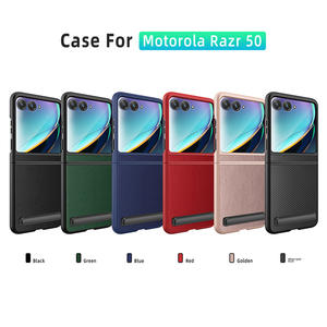Étui de téléphone complet en cuir de litchi de luxe pour Motorola Razr 60 50 Ultra 60 Razr + housse antichoc avec <span class=keywords><strong>film</strong></span> de verre pour petit écran - Product Image 6