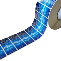 Rollos de Etiquetas Autoadhesivas de Papel Recubierto, Vinilo PVC, PET, PP, Tela Reflectante Magnética, Impresión CMYK con Forma Personalizada