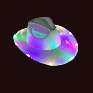Gran oferta, accesorio <span class=keywords><strong>de</strong></span> sombrero <span class=keywords><strong>de</strong></span> <span class=keywords><strong>vaquero</strong></span> LED, <span class=keywords><strong>disfraz</strong></span> <span class=keywords><strong>de</strong></span> Halloween iluminado <span class=keywords><strong>para</strong></span> el Día <span class=keywords><strong>de</strong></span> San Valentín, MOQ 100PCs - Product Image 4