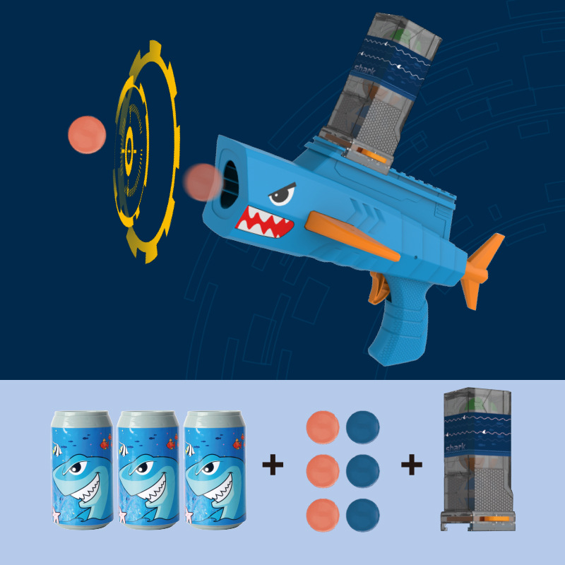 Un coup, six balles, un magazine et trois canettes de bière.