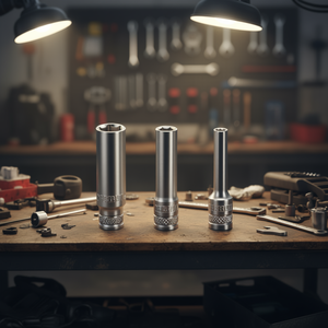 Jeu de clés à douille hexagonales longues Fervi 10 mm, 12 mm, 13 mm pour réparation automobile - Product Image 3