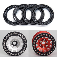 Anneaux de roue en alliage d'aluminium de type C, 4 pièces/ensemble, pour T97074 1/18 RC Crawler, pièces de voiture