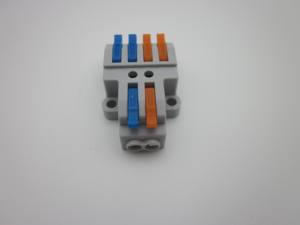 SPL-2-4 1 в 2 из 2 в 4 Компактный небольшой мини размеры сплайсинга освещение разъем провода - Product Image 3