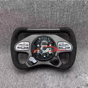 Volante de Carreras Personalizado para Mercedes-Benz AMG Clase G <span class=keywords><strong>F1</strong></span> ONE W464 W465 G63, Volante de Fibra de Carbono y Alcántara - Product Image 1