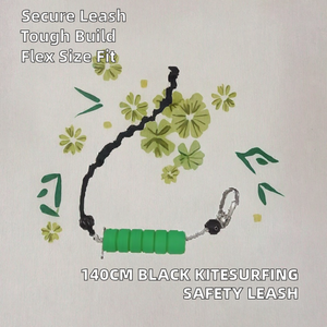 Hydrofoil/Skateboard/Surfboard personnalisé de 140 cm noir avec laisse de sécurité pour les eaux océaniques, kitesurf - Product Image 2