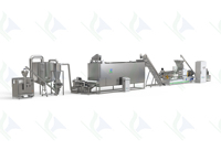 Machine d'extrusion de riz multifonctionnelle et économique pour bébés, avec systèmes de dosage automatique, ligne de production de poudre hyper-nutritive de qualité alimentaire