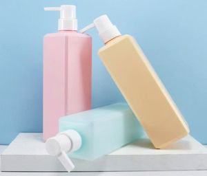 300ml 500ml HDPE Shampooing Conditionneur Bouteilles De Luxe Carré Rose <span class=keywords><strong>Gel</strong></span> <span class=keywords><strong>Douche</strong></span> Bouteille Avec Pompe Blanche 250 ml Lotion Distributeur Bouteille - Product Image 1