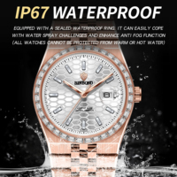 Jam Tangan Pria Binbond B7272 7272 Quartz Movement Stainless Steel Grosir Multi Dial Luminous Kalender Kasual untuk Pria