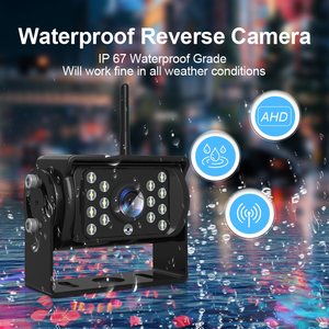 Wireless Backup <b>Camera</b> DVR Recorder 7 Inch Analog Reverse Rear View Monitor Kit Car Security Aid <b>System</b> Wireless-7-New-Analog Wi - Product Image 2