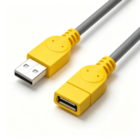 Cable de Extensión USB 2.0 Qiulink, Macho a Hembra, 480 Mbps, Cable de Sincronización de Datos de Alta Velocidad para PC, Portátil, Ratón, Teclado, Unidad Flash USB