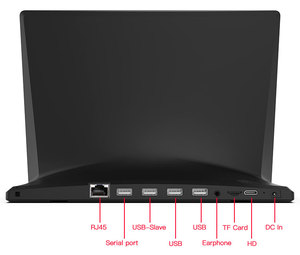 Tableta Android en forma de L para pedidos Pos Servicio de comentarios del cliente Tableta con pantalla táctil con menú inteligente notable de 10 pulgadas - Product Image 1