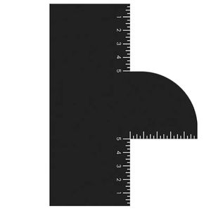 เครื่องมือจัดแต่งทรงเคราแบบมืออาชีพ การ์ดเพิ่มความคมชัดเส้นผม สำหรับการจัดแต่งทรงเคราอย่างแม่นยำ ต้องมีสำหรับผู้ชาย - Product Image 3