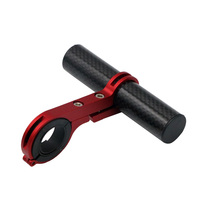 RIDERACE Lenker-Verlängerungshalterung Universelle MTB-Fahrrad-Lampenhalterung Taschenlampen-Kamera-Halterung Fahrradlenker-Erweiterung