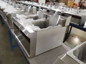 Friteuse électrique professionnelle à double cuve et double panier 16L, 5.6KW, pour frites, poulet, <span class=keywords><strong>poisson</strong></span>, snack-bars et restaurants - Product Image 3