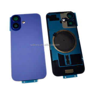 Verre arrière de remplacement avec cadre métallique magnétique et verres à came pour <span class=keywords><strong>iPhone</strong></span> 16 16 Plus couvercle de batterie verre arrière après marché - Product Image 5