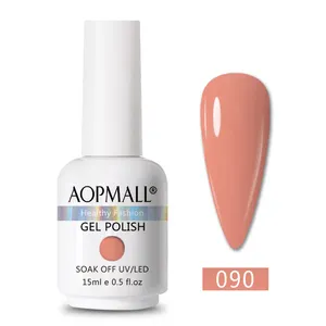 Kit de esmalte em gel profissional colorido, conjunto de esmalte em gel para unhas de longa duração, 15ml, 312