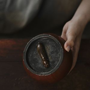 Old gourd-shaped water bowl, <b>tea</b> rinse bowl, <b>tea</b> dregs container, teaware, <b>tea</b> accessories - Product Image 4
